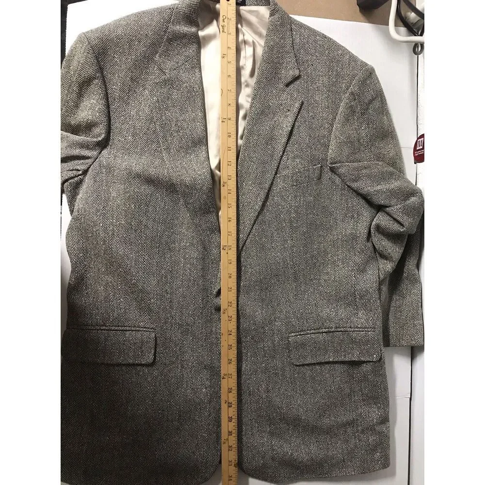 Holbrook Suit Jacket 44L 100%‎ Silk Tweed